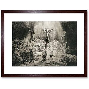 Wee Blue Coo Painting Allegory Rembrandt Christ Crucified Old Master Framed Wall Art Print Wee Blue Coo Painting Allegory Rembrandt Christ Crucified Old Master Framed Wall Art Print