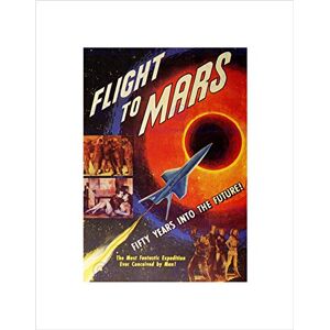 Wee Blue Coo Movie Film Flight To Mars Sci Fi Adventure Drama Wall Art Print Wee Blue Coo Movie Film Flight To Mars Sci Fi Adventure Drama Wall Art Print