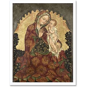 Artery8 Giovanni Da Francia Madonna Of Humility Painting Art Print Framed Poster Wall Decor 12x16 inch Artery8 Giovanni Da Francia Madonna Of Humility Painting Art Print Framed Poster Wall Decor 12x16 inch