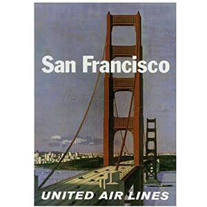 Wee Blue Coo Travel San Francisco California Golden Gate Advertising Wall Art Print Wee Blue Coo Travel San Francisco California Golden Gate Advertising Wall Art Print