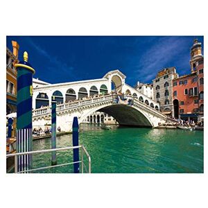 Wee Blue Coo Photo Cityscape Venice Rialto Bridge Canal Wall Art Print Wee Blue Coo Photo Cityscape Venice Rialto Bridge Canal Wall Art Print