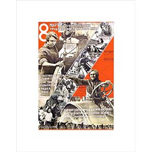 Wee Blue Coo Soviet Union Communism Feminism Women Industry Agriculture Russia Wall Art Print Wee Blue Coo Soviet Union Communism Feminism Women Industry Agriculture Russia Wall Art Print
