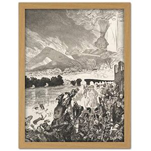 Artery8 Klinger War Death Second Part Drawing Artwork Framed Wall Art Print 18X24 Inch Artery8 Klinger War Death Second Part Drawing Artwork Framed Wall Art Print 18X24 Inch