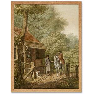 Artery8 Andriessen Dutch Landscape House Horse Painting Art Print Framed Poster Wall Decor 12x16 inch Artery8 Andriessen Dutch Landscape House Horse Painting Art Print Framed Poster Wall Decor 12x16 inch