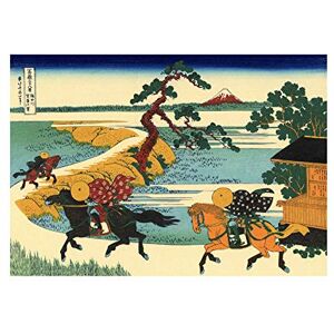 Wee Blue Coo Painting Japan Katsushika Thirty Six Views Fuji Old Master Wall Art Print Wee Blue Coo Painting Japan Katsushika Thirty Six Views Fuji Old Master Wall Art Print
