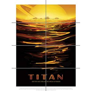Artery8 Titan Ride the Tides Kraken NASA Space Tours Travel XL Giant Panel Poster (8 Sections) Artery8 Titan Ride the Tides Kraken NASA Space Tours Travel XL Giant Panel Poster (8 Sections)