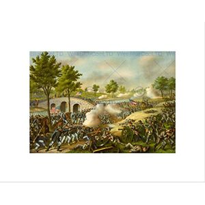 Wee Blue Coo War American Civil Battle Antietam USA Wall Art Print Wee Blue Coo War American Civil Battle Antietam USA Wall Art Print