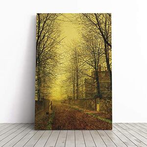 Big Box Art Canvas Print Wall Art John Atkinson Grimshaw Autumns Golden Glow Mounted & Stretched Box Frame Picture Home Decor for Kitchen, Living Room, Bedroom, Hallway, Multi-Colour, 24x16 Inch Big Box Art Canvas Print Wall Art John Atkinson Grimshaw Autumns Golden Glow Mounted & Stretched Box Frame Picture Home Decor for Kitchen, Living Room, Bedroom, Hallway, Multi-Colour, 24x16 Inch