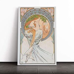 Big Box Art Canvas Print Wall Art Alphonse Mucha Piece (5) Mounted and Stretched Box Frame Picture Home Decor for Kitchen, Living, Dining Room, Bedroom, Hallway, Multi-Colour, 30x20 Inch Big Box Art Canvas Print Wall Art Alphonse Mucha Piece (5) Mounted and Stretched Box Frame Picture Home Decor for Kitchen, Living, Dining Room, Bedroom, Hallway, Multi-Colour, 30x20 Inch