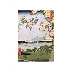 Wee Blue Coo Utagawa Hiroshige Japanese 100 Views Edo 035 Wall Art Print Wee Blue Coo Utagawa Hiroshige Japanese 100 Views Edo 035 Wall Art Print