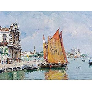 Artery8 Reyna Manescau Venice Ship Seascape Painting Unframed Wall Art Print Poster Home Decor Premium Artery8 Reyna Manescau Venice Ship Seascape Painting Unframed Wall Art Print Poster Home Decor Premium