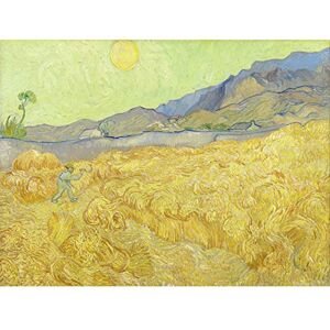 Fine Art Prints Vincent Van Gogh Wheatfield With A Reaper Art Print Canvas Premium Wall Decor Poster Mural Fine Art Prints Vincent Van Gogh Wheatfield With A Reaper Art Print Canvas Premium Wall Decor Poster Mural