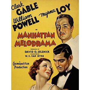Wee Blue Coo Advertising Movie Film Manhattan Melodrama Clark Gable Art Print Poster Wall Decor 12X16 Inch Wee Blue Coo Advertising Movie Film Manhattan Melodrama Clark Gable Art Print Poster Wall Decor 12X16 Inch