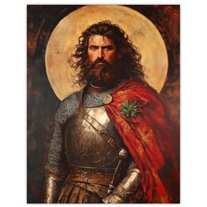 Artery8 William Wallace Scottish Knight Portrait Painting Man Cave Extra Large XL Wall Art Poster Print Artery8 William Wallace Scottish Knight Portrait Painting Man Cave Extra Large XL Wall Art Poster Print