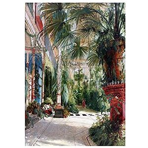 Wee Blue Coo Painting Interior Study Blechen Pfaueninsel Palm House Wall Art Print Wee Blue Coo Painting Interior Study Blechen Pfaueninsel Palm House Wall Art Print