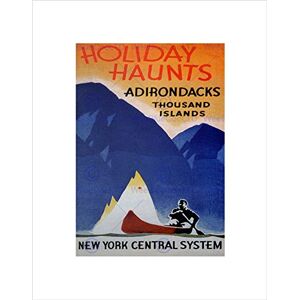 Wee Blue Coo Travel Holiday Haunts Thousand Island New York Vintage Wall Art Print Wee Blue Coo Travel Holiday Haunts Thousand Island New York Vintage Wall Art Print