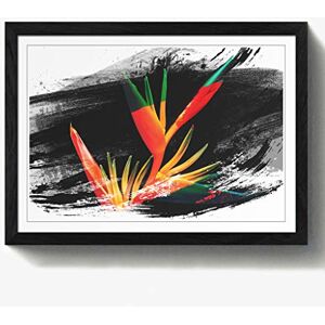 Arty Pie Framed Print Black A2 (24.5x18 Inch) Flower Bird of Paradise V2, Wood, Multi-Colour, 60 x 42 x 2 cm Arty Pie Framed Print Black A2 (24.5x18 Inch) Flower Bird of Paradise V2, Wood, Multi-Colour, 60 x 42 x 2 cm