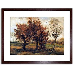 Wee Blue Coo 9x7 '' VINCENT VAN GOGH AUTUMN WITH FOUR TREES 1885 FRAMED ART PRINT F97X1610 Wee Blue Coo 9x7 '' VINCENT VAN GOGH AUTUMN WITH FOUR TREES 1885 FRAMED ART PRINT F97X1610