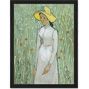 Fine Art Prints Vincent Van Gogh Dutch Girl White Old Large Framed Art Print Poster Wall Decor 18x24 inch Fine Art Prints Vincent Van Gogh Dutch Girl White Old Large Framed Art Print Poster Wall Decor 18x24 inch