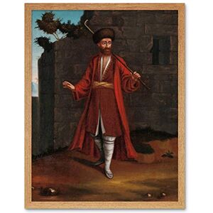 Artery8 Vanmour Man From The Bulgarian Coast Painting Art Print Framed Poster Wall Decor 12x16 inch Artery8 Vanmour Man From The Bulgarian Coast Painting Art Print Framed Poster Wall Decor 12x16 inch