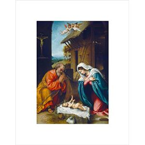 Wee Blue Coo Lorenzo Lotto Italian Nativity Art Picture Wall Art Print Wee Blue Coo Lorenzo Lotto Italian Nativity Art Picture Wall Art Print
