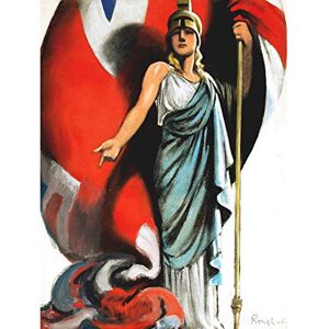 Fine Art Prints Purvis War WWII UK Britannia Up To You Advert Large XL Wall Art Canvas Print Fine Art Prints Purvis War WWII UK Britannia Up To You Advert Large XL Wall Art Canvas Print