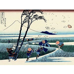 Artery8 Hokusai 36 Views Fuji Ejiri Suruga Woodblock Japan Premium Wall Art Canvas Print 18X24 Inch Artery8 Hokusai 36 Views Fuji Ejiri Suruga Woodblock Japan Premium Wall Art Canvas Print 18X24 Inch