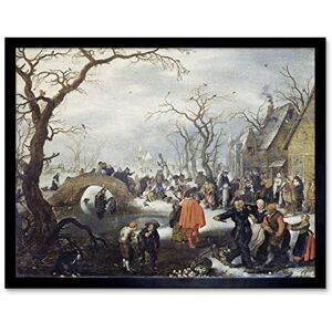 Artery8 Van De Venne Shrove Tuesday In Country Painting Art Print Framed Poster Wall Decor 12x16 inch Artery8 Van De Venne Shrove Tuesday In Country Painting Art Print Framed Poster Wall Decor 12x16 inch