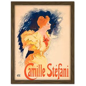 Fine Art Prints Cheret Singer Camille Stefani Nouveau Advert Large Framed Art Print Poster Wall Decor 18x24 in Fine Art Prints Cheret Singer Camille Stefani Nouveau Advert Large Framed Art Print Poster Wall Decor 18x24 in