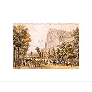 Wee Blue Coo Painting Crystal Palace Glass Great Victorian London Wall Art Print Wee Blue Coo Painting Crystal Palace Glass Great Victorian London Wall Art Print