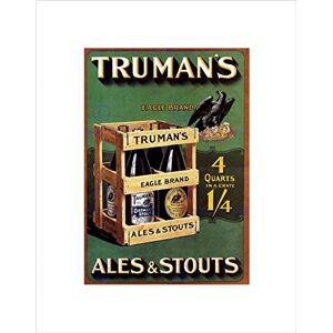 Wee Blue Coo Advert Drink Alcohol Stout Ale Truman Eagle Bottle UK Wall Art Print Wee Blue Coo Advert Drink Alcohol Stout Ale Truman Eagle Bottle UK Wall Art Print