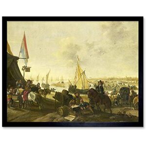 Artery8 De Meijer The Siege Capture City Of Holly Spaniards Art Print Framed Poster Wall Decor 12x16 inch Artery8 De Meijer The Siege Capture City Of Holly Spaniards Art Print Framed Poster Wall Decor 12x16 inch