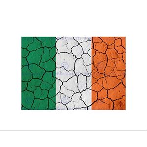 Wee Blue Coo Abstract Flag Cracked Concrete Ireland Irish Tricolour Wall Art Print Wee Blue Coo Abstract Flag Cracked Concrete Ireland Irish Tricolour Wall Art Print