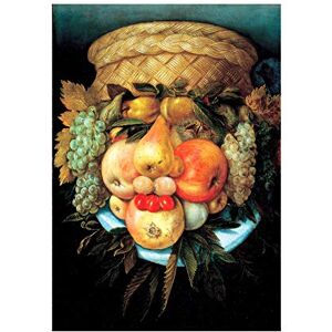 Wee Blue Coo Painting Fruit Vegetable Wheat Giuseppe Arcimboldo Wall Art Print Wee Blue Coo Painting Fruit Vegetable Wheat Giuseppe Arcimboldo Wall Art Print