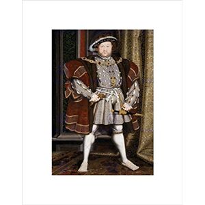 Wee Blue Coo Antique Holbein Junior Henry Tudor VIII King England Wall Art Print Wee Blue Coo Antique Holbein Junior Henry Tudor VIII King England Wall Art Print