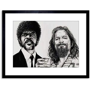Wee Blue Coo PULP FICTION BIG LEBOWSKI DRAWING ART FRAMED ART PRINT BY W.MAGUIRE F97X12462 Wee Blue Coo PULP FICTION BIG LEBOWSKI DRAWING ART FRAMED ART PRINT BY W.MAGUIRE F97X12462