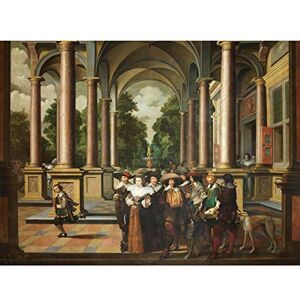 Artery8 Van Delen Gallery Palace Architecture Painting Premium Wall Art Canvas Print 18X24 Inch Artery8 Van Delen Gallery Palace Architecture Painting Premium Wall Art Canvas Print 18X24 Inch