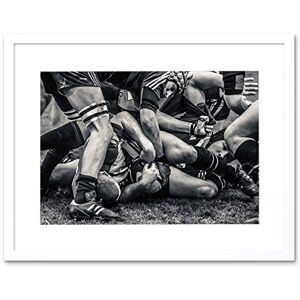 The Art Stop Wee Blue Coo Photo Sport Rugby Football Scrum Players Ball Frame Art Print Picture F12X829 The Art Stop Wee Blue Coo Photo Sport Rugby Football Scrum Players Ball Frame Art Print Picture F12X829