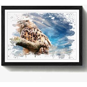 Arty Pie Framed Print Black A2 (24.5x18 Inch) Owl on a Tree Branch V3, Wood, Multi-Colour, 60 x 42 x 2 cm Arty Pie Framed Print Black A2 (24.5x18 Inch) Owl on a Tree Branch V3, Wood, Multi-Colour, 60 x 42 x 2 cm