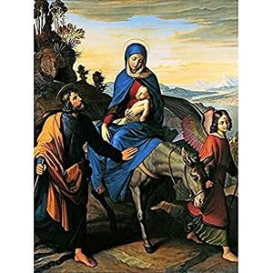 Fine Art Prints Von Carolsfeld Flight Into Egypt Biblical Painting Art Print Canvas Premium Wall Decor Poster Mural Fine Art Prints Von Carolsfeld Flight Into Egypt Biblical Painting Art Print Canvas Premium Wall Decor Poster Mural