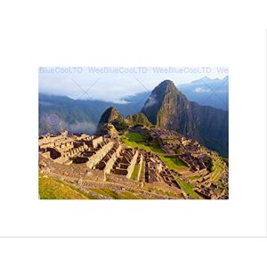 Wee Blue Coo LANDSCAPE MACHU PICCHU ANCIENT PERU MAYA BLACK FRAMED ART PRINT PICTURE B12X4771 Wee Blue Coo LANDSCAPE MACHU PICCHU ANCIENT PERU MAYA BLACK FRAMED ART PRINT PICTURE B12X4771