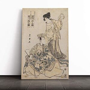 Big Box Art Canvas Print Wall Art Utagawa Japanese Oriental Kabuki Actor Mounted & Stretched Box Frame Picture Home Decor for Kitchen, Living Room, Bedroom, Hallway, Multi-Colour, 20x14 Inch Big Box Art Canvas Print Wall Art Utagawa Japanese Oriental Kabuki Actor Mounted & Stretched Box Frame Picture Home Decor for Kitchen, Living Room, Bedroom, Hallway, Multi-Colour, 20x14 Inch
