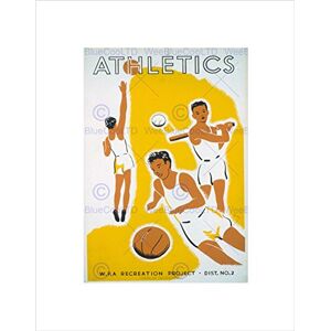 Wee Blue Coo FITNESS HEALTH BASEBALL BASKETBALL VINTAGE RETRO ADVERT FRAMED PRINT B12X1169 Wee Blue Coo FITNESS HEALTH BASEBALL BASKETBALL VINTAGE RETRO ADVERT FRAMED PRINT B12X1169