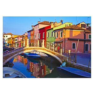 Wee Blue Coo Photo Cityscape Venice Italy Burano Bridge Canal Wall Art Print Wee Blue Coo Photo Cityscape Venice Italy Burano Bridge Canal Wall Art Print