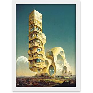 Doppelganger33 LTD Surrealism Modern Architecture Palace Artwork Framed A3 Wall Art Print Doppelganger33 LTD Surrealism Modern Architecture Palace Artwork Framed A3 Wall Art Print