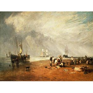 Fine Art Prints Turner The Fish Market At Hastings Beach Large Wall Art Print Canvas Premium Poster Mural Fine Art Prints Turner The Fish Market At Hastings Beach Large Wall Art Print Canvas Premium Poster Mural