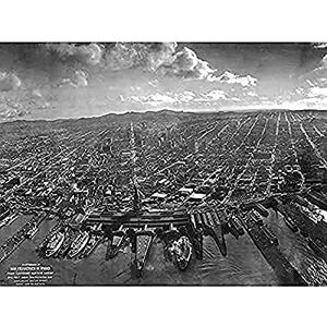Fine Art Prints San Francisco Earthquake 1906 Ruins Aerial Photo Art Print Canvas Premium Wall Decor Poster Mural Fine Art Prints San Francisco Earthquake 1906 Ruins Aerial Photo Art Print Canvas Premium Wall Decor Poster Mural