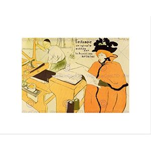 Wee Blue Coo Toulouse Lautrec Jane Avril Checking A Sample Wall Art Print Wee Blue Coo Toulouse Lautrec Jane Avril Checking A Sample Wall Art Print