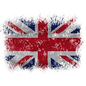 Wee Blue Coo Flag Union Jack United Kingdom Britain Stressed Wall Art Print Wee Blue Coo Flag Union Jack United Kingdom Britain Stressed Wall Art Print