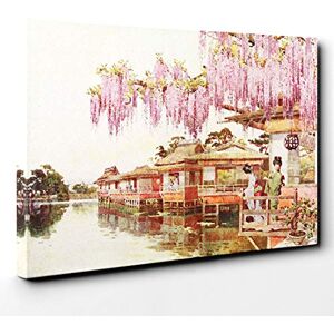 Big Box Art Canvas Print Wall Art Ella Du Cane Japanese Oriental Wisteria, Nagaoka Mounted & Stretched Box Frame Picture Home Decor for Kitchen, Living Room, Bedroom, Multi-Colour, 30x20 Inch Big Box Art Canvas Print Wall Art Ella Du Cane Japanese Oriental Wisteria, Nagaoka Mounted & Stretched Box Frame Picture Home Decor for Kitchen, Living Room, Bedroom, Multi-Colour, 30x20 Inch